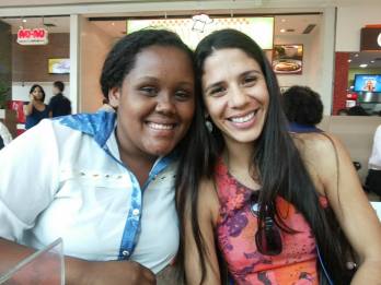 Jilcelia Oliveira e Renata Coppieters
