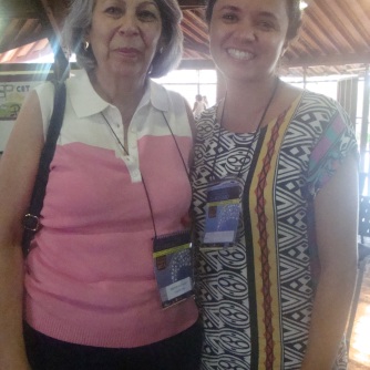 Mayne Santos e Profª Drª Mirian Rejowski